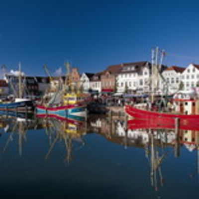 Abendstimmung am Husumer Binnenhafen
