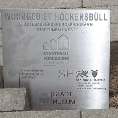Plakette: Baugebiet Hockensb&uuml;ll