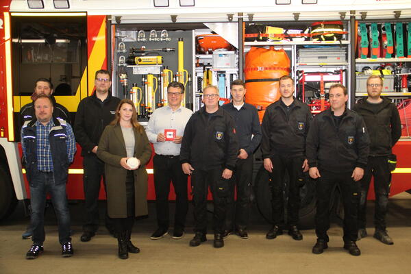 Brandmeldeanlage: Gruppenfoto