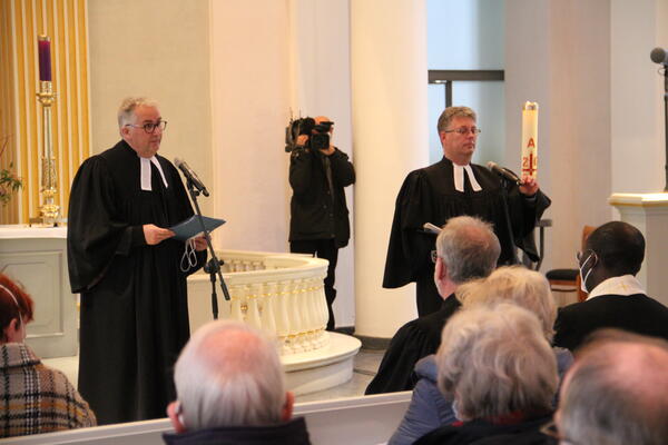 Festgottesdienst: Pastores Magaard und Raabe